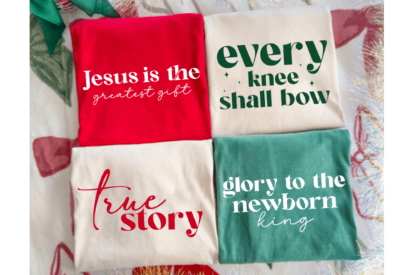 Christian Christmas PNG Bundle: Faith Graphics & T-Shirt Designs