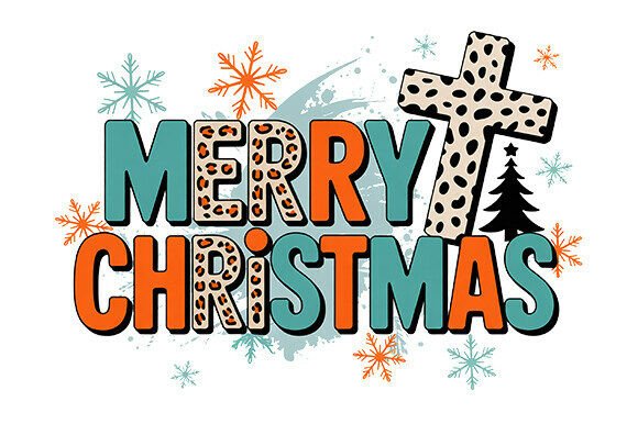Christian Christmas PNG Graphics for T-Shirt Designs