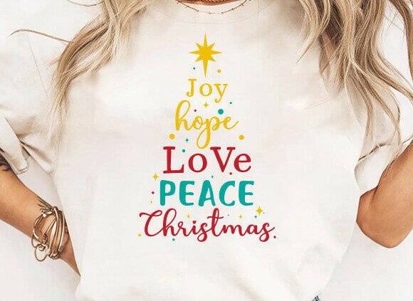Christian Christmas SVG Graphics for T-Shirt Designs
