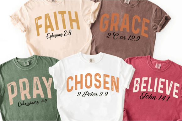 Fall Christian PNG Bundle: Graphics for T-Shirt Designs