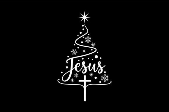 Jesus Christmas Tree Faith Design Review