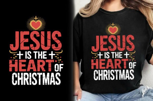 Jesus is the Heart of Christmas T-Shirt Graphics Review