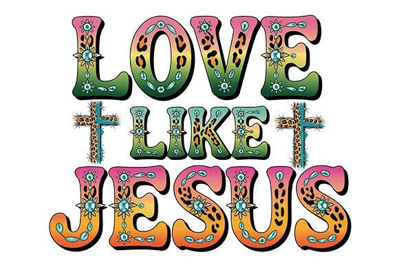 Love Like Jesus PNG: A Retro Embroidery Review