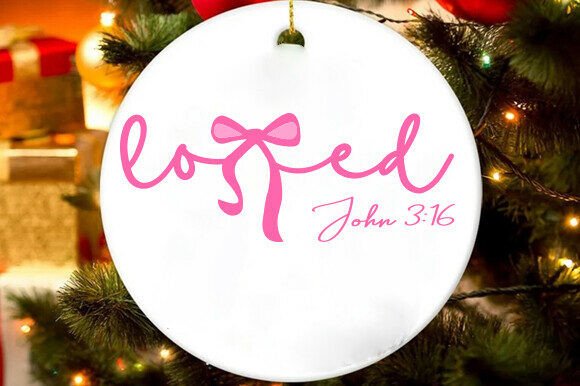 Loved John 3:16 Graphics for T-Shirt Designs & Branding